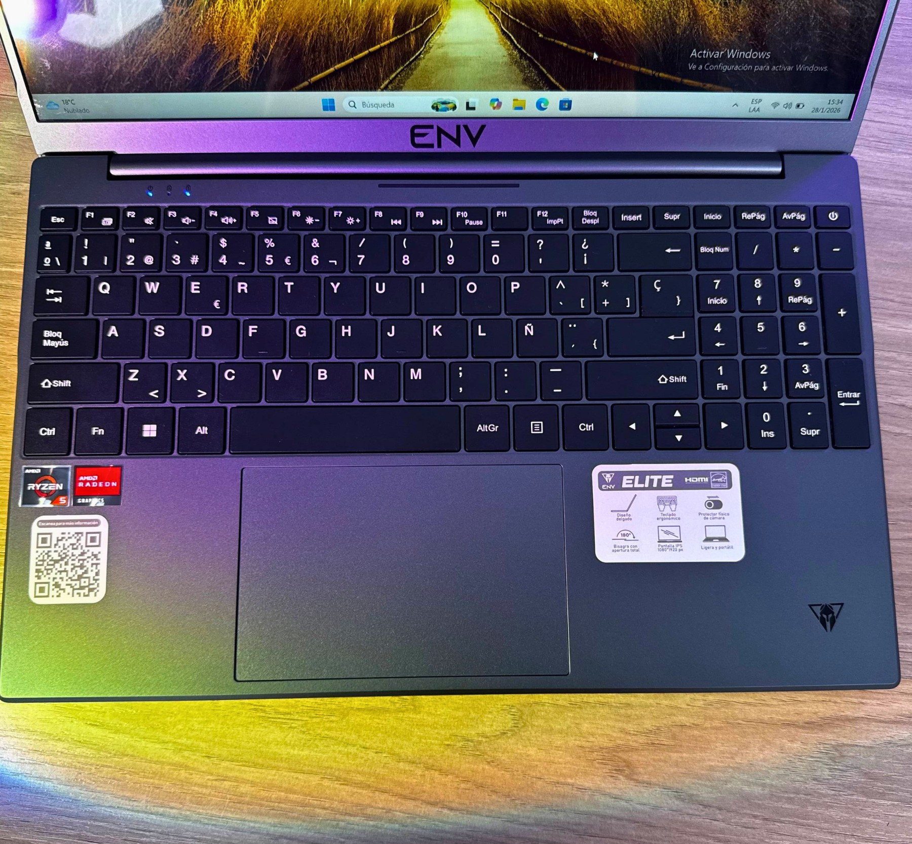 Env Elite Amd R5-3500u