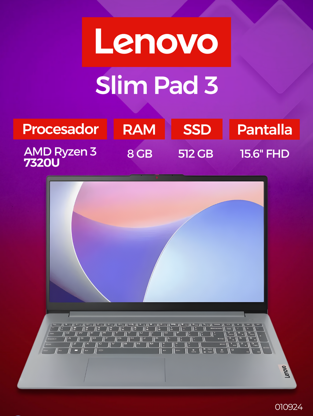 Lenovo Ideapad Slim 3 15amn8 Ryzen 3 7320u