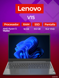 Lenovo V15 Amd Ryzen 5 7520u (7th) (13va En Intel)