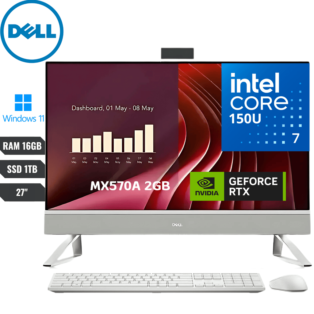 Aio Dell 27 Intel Core 7-150u