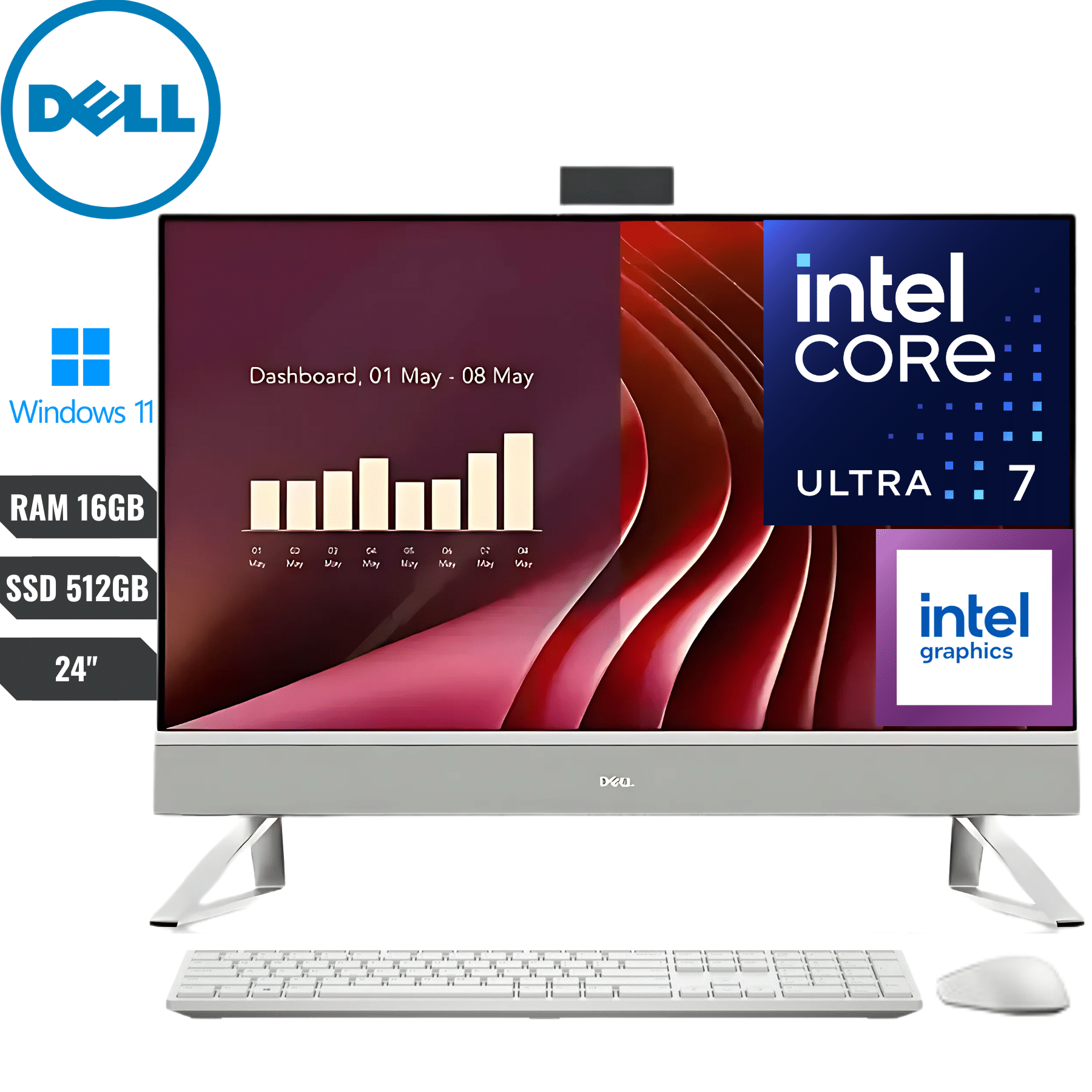 Aio Dell Inspiron 2425 Intel Core Ultra 7 (150u)